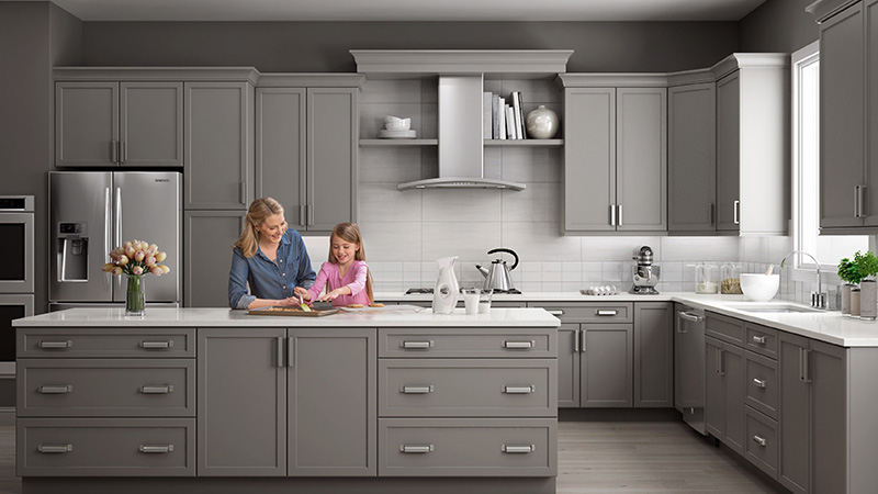 خاکستری، انتخابی مناسب برای بهترین ترکیب رنگ کابینت