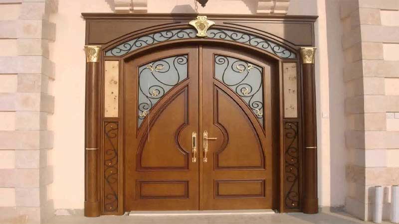 انواع روکش درب چوبی