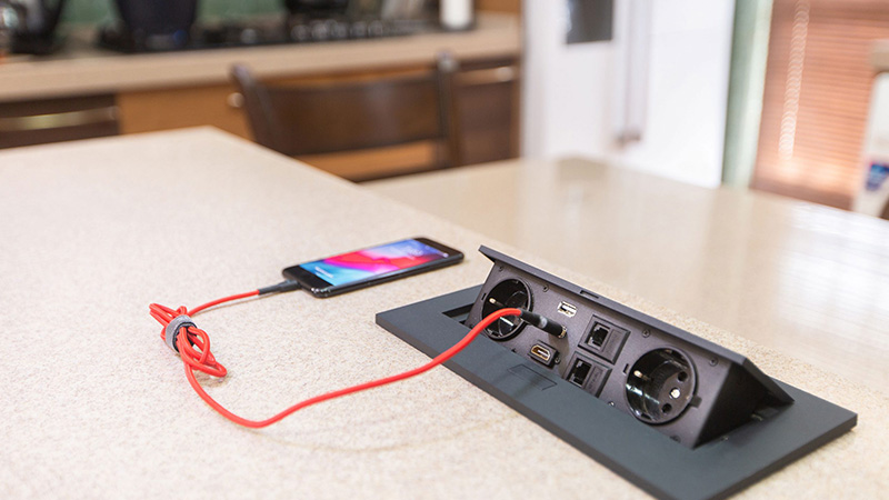 پریز برای کابینت ام دی اف